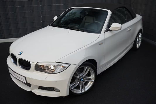 BMW 125i Cabriolet Pack M Sport Blanc Alpin Cuir Noir