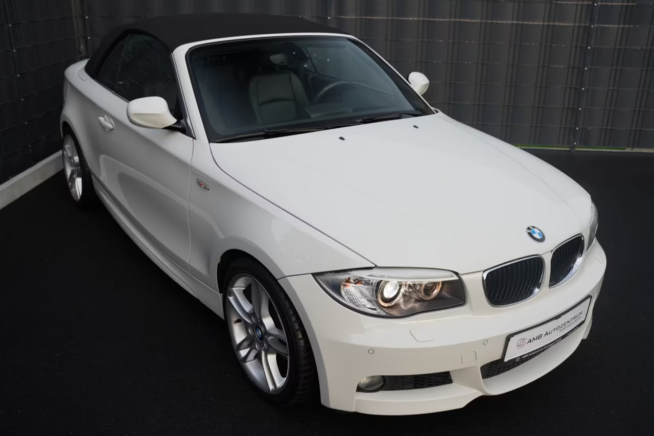 BMW 125i Cabriolet Pack M Sport Blanc Alpin Cuir Noir