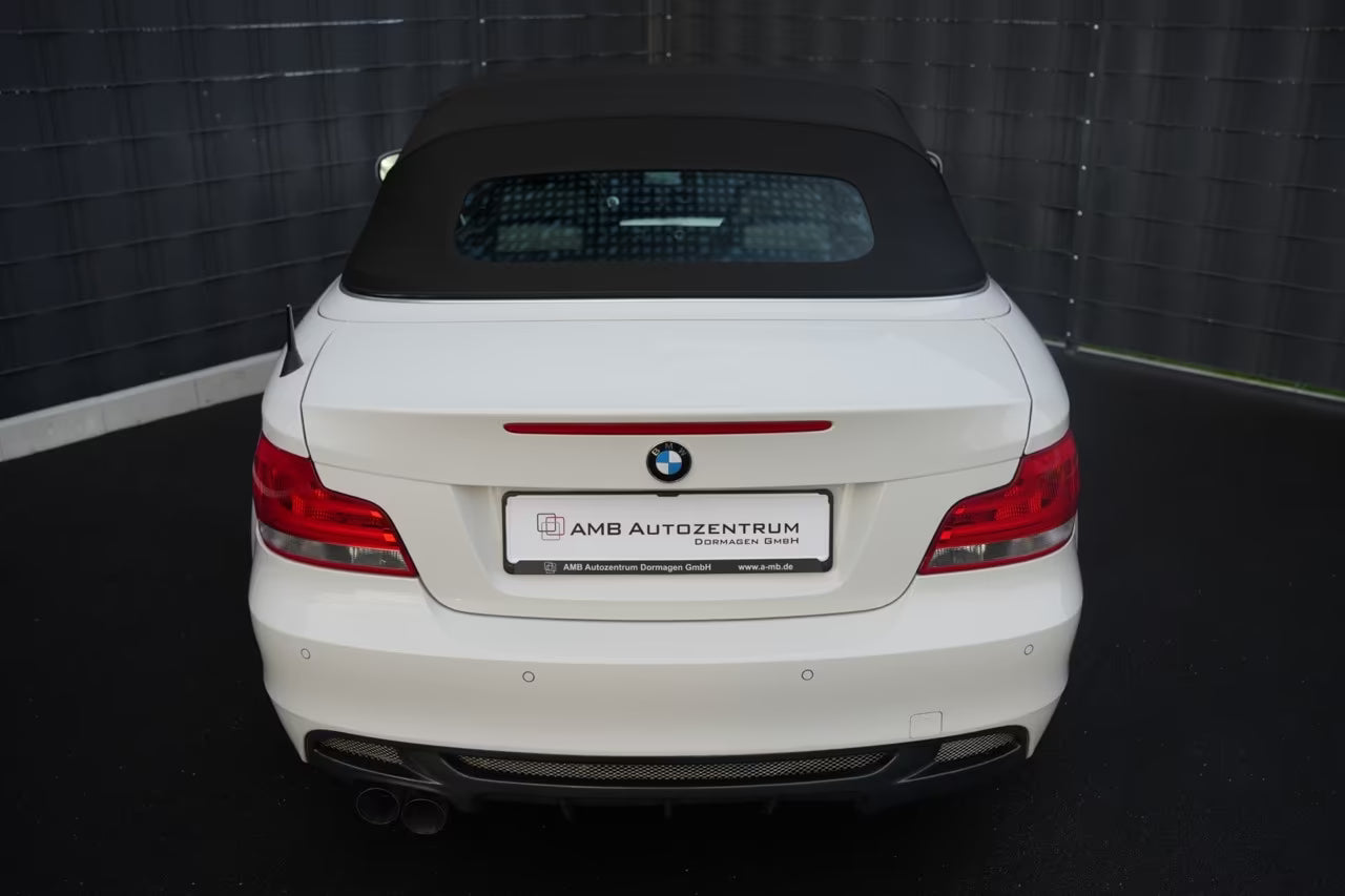 BMW 125i Cabriolet Pack M Sport Blanc Alpin Cuir Noir