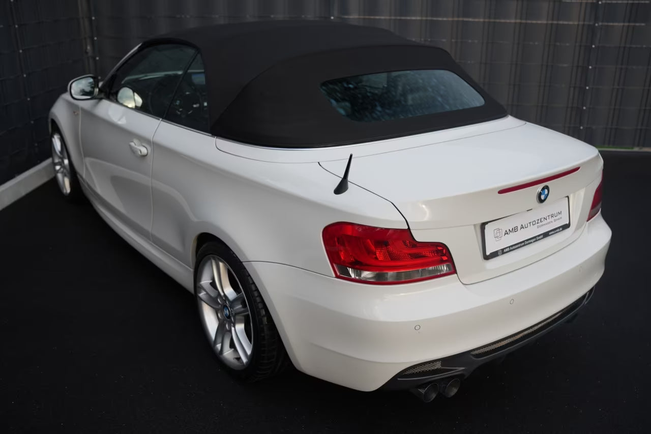 BMW 125i Cabriolet Pack M Sport Blanc Alpin Cuir Noir