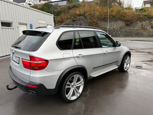 SUV BMW X5 2009 xDrive Diesel Argent Cuir Noir Occasion
